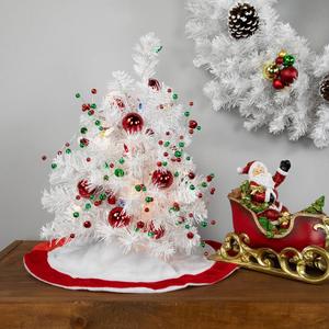 Northlight 18in. Pre-Lit White Artificial Christmas Tree alternate view