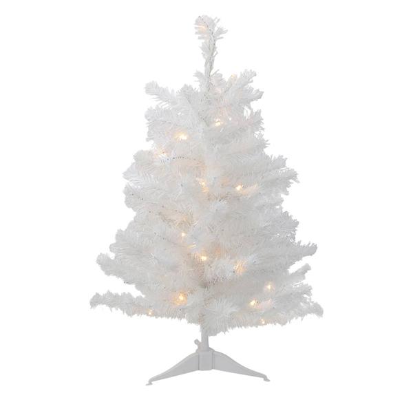 Northlight 3ft. Pre-Lit LED Snow White Artificial Christmas Tree