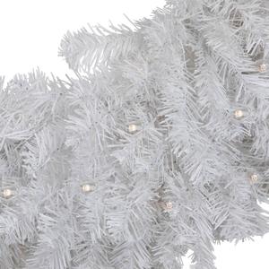 Northlight Pre-Lit LED White Canadian Pine Christmas Wreath alternate view