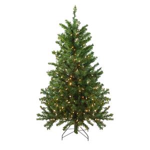 Northlight 4ft. Pre-Lit Canadian Pine Artificial Christmas Tree