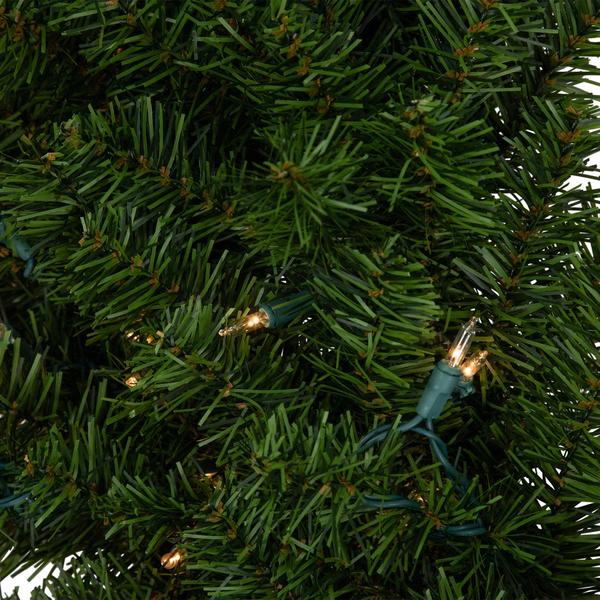 Northlight 36in Pre-Lit Canadian Pine Artificial Christmas Wreath alternate view