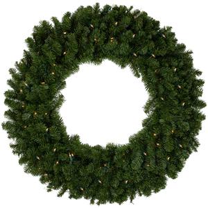 Northlight 36in Pre-Lit Canadian Pine Artificial Christmas Wreath