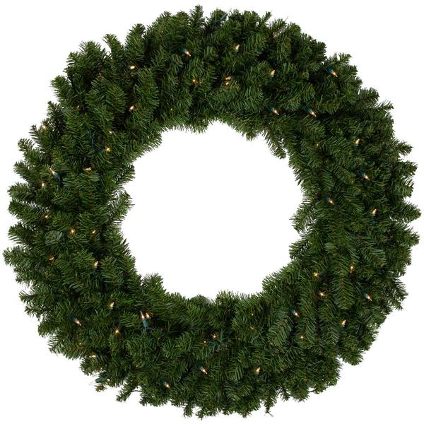 Northlight 36in Pre-Lit Canadian Pine Artificial Christmas Wreath