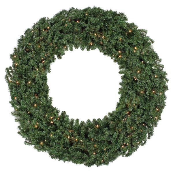 Northlight Pre-Lit Canadian Pine Artificial Christmas Wreath