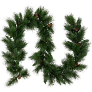 Northlight White Valley Pine Cones Artificial Christmas Garland alternate view