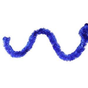 Northlight Tinsel Lavish Blue Garland alternate view