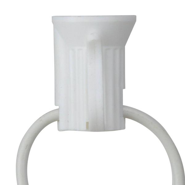 Northlight 50ft. White C7 Christmas Light Socket Set alternate view
