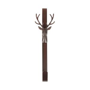 Northlight Deer Over the Door Christmas Wreath Hanger alternate view