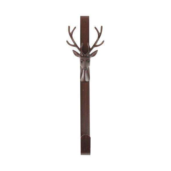 Northlight Deer Over the Door Christmas Wreath Hanger alternate view