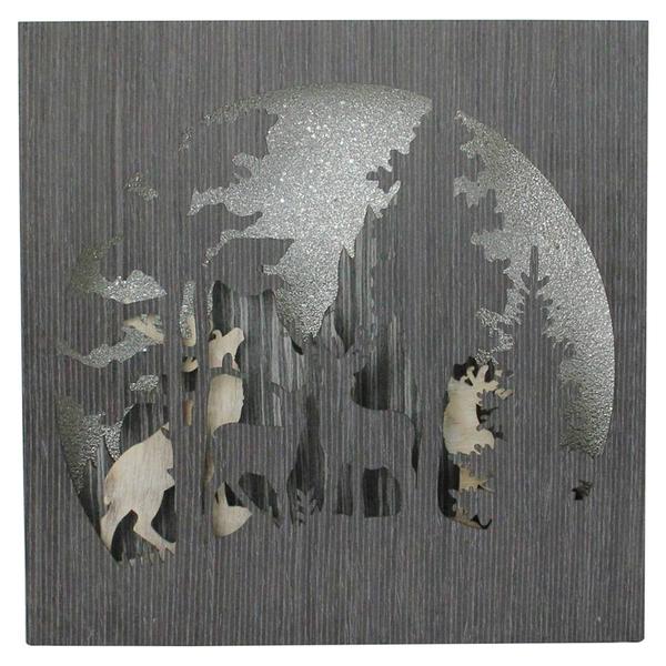 Northlight Winter Woodland Deer Christmas Shadow Box Decor