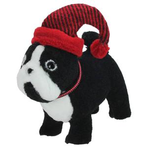 Northlight 11.5in. Plush Standing Bulldog Christmas Decoration