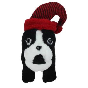 Northlight 11.5in. Plush Standing Bulldog Christmas Decoration alternate view