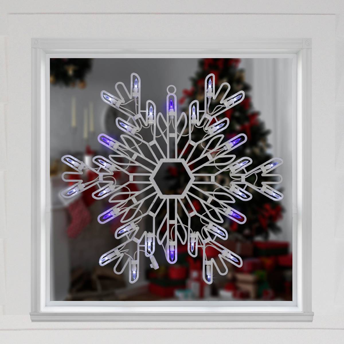 Northlight Seasonal 16in. LED Snowflake Christmas Window Decor