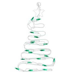 Northlight 12.5in. LED Christmas Tree Window Silhouette