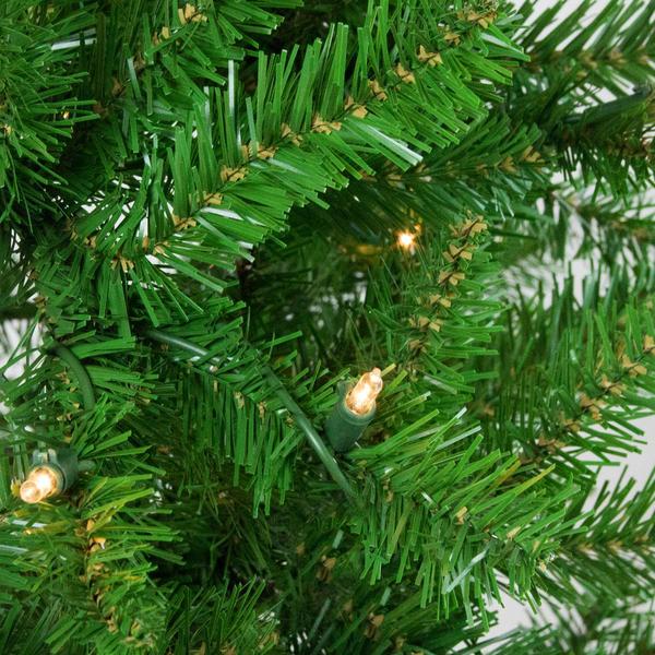 Northlight 7.5ft. Pre-Lit Pencil White River Fir Christmas Tree alternate view