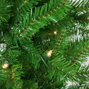 Northlight 7.5ft. Pre-Lit Pencil White River Fir Christmas Tree alternate view