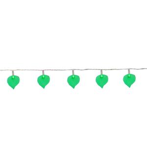 Northlight Green Leaf Shaped String Lights