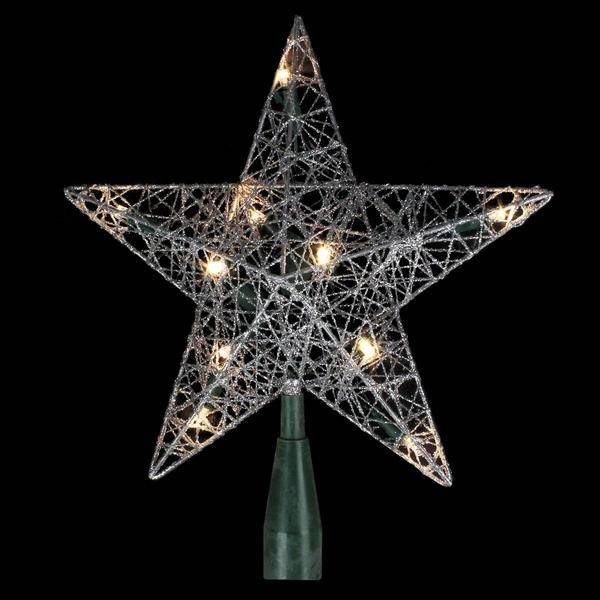 Northlight Silver Wire Star Christmas Tree Topper alternate view