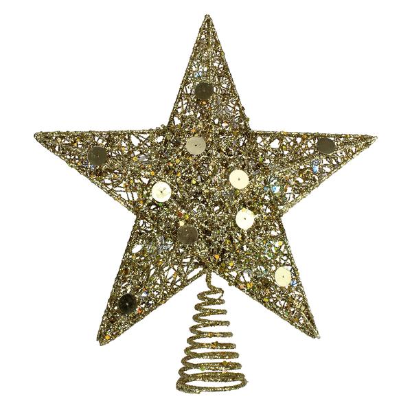 Northlight Gold Glittered Star Christmas Tree Topper