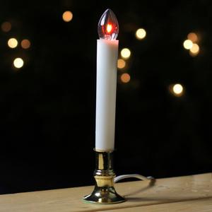 Northlight White Flicker Flame Christmas Candle Lamp alternate view