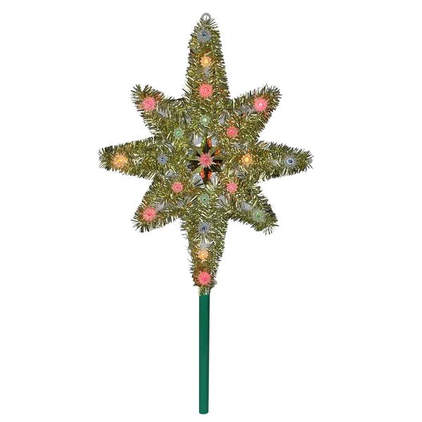 Northlight Lighted Gold Star of Bethlehem Christmas Tree Topper