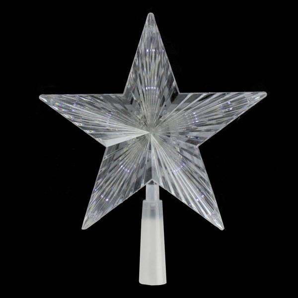 Northlight 8in. LED Crystal Star Christmas Tree Topper alternate view