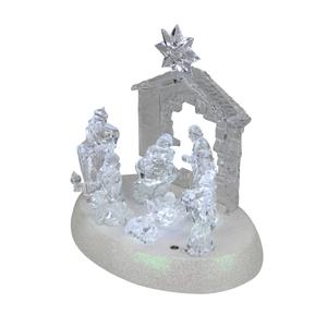 Northlight 7.5in. LED Christmas Nativity Scene alternate view