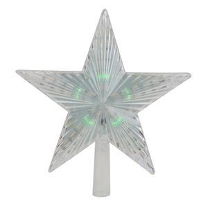 Northlight Lighted Flashing Crystal Star Christmas Tree Topper