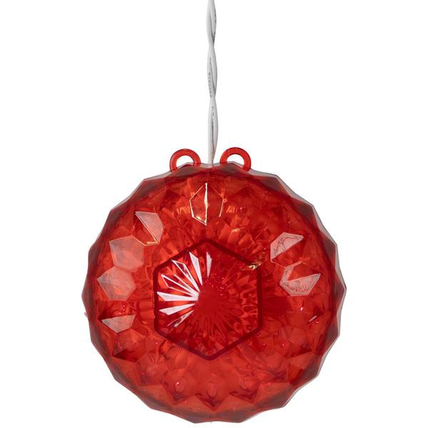 Northlight LED Crystal Sphere Christmas Decoration