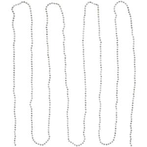 Northlight Metallic Faceted Beaded Christmas Garland