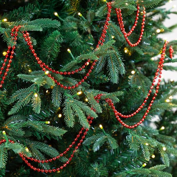 Northlight Faceted Red Beaded Christmas Garland alternate view