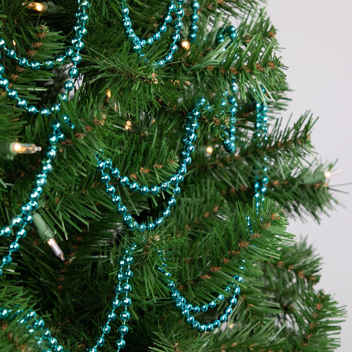 Northlight Seasonal Metallic Blue Beaded Christmas Garland