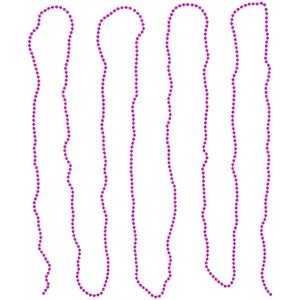 Northlight Shiny Pink Beaded Christmas Garland