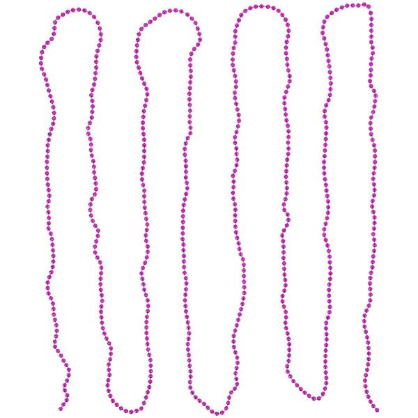 Northlight Shiny Pink Beaded Christmas Garland