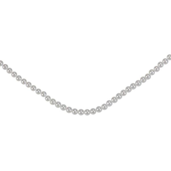 Northlight White Pearl Beaded Christmas Garland alternate view