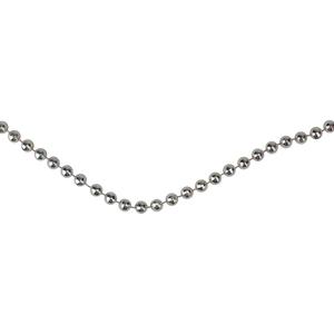 Northlight 66ft. Metallic Silver Christmas Garland