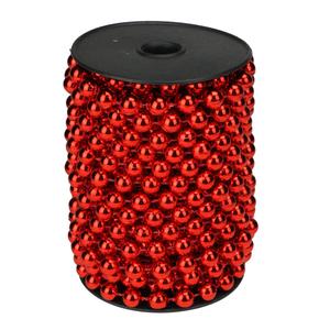 Northlight 33ft. Shiny Red Beaded Christmas Garland alternate view