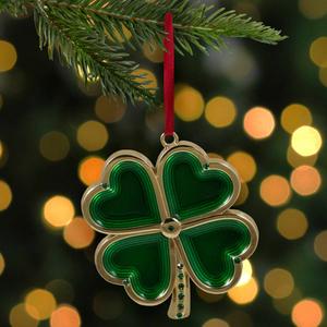 Northlight 3.25in. Shamrock Christmas Ornament alternate view