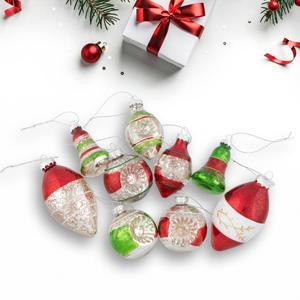 Northlight 9ct. 2-Finish Christmas Ornaments alternate view