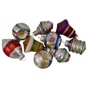 Northlight 9ct. Glittered Glass Christmas Ornaments