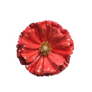 Northlight Shiny Coral Pink Poppy Clip Ornament