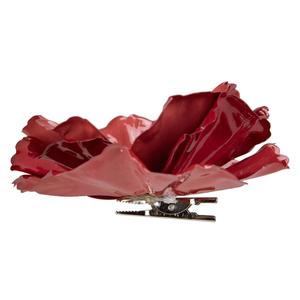 Northlight Shiny Coral Pink Poppy Clip Ornament alternate view