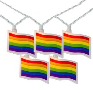 Northlight Pride Flag Novelty String Lights