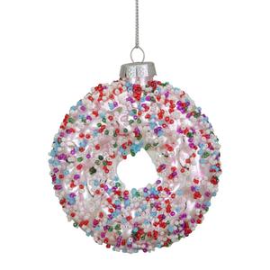 Northlight 3.75in. Sprinkle Doughnut Christmas Ornament