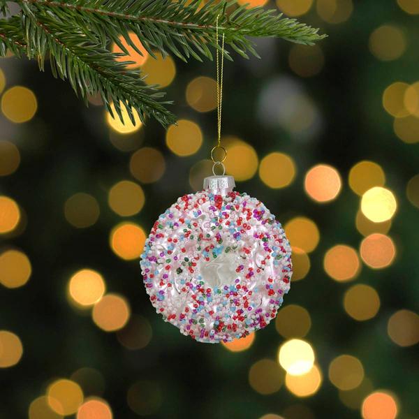 Northlight 3.75in. Sprinkle Doughnut Christmas Ornament alternate view