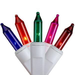 Northlight 300ct. Multi Mini Icicle Christmas Lights