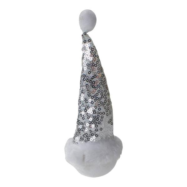 Northlight Snowman Head with Sequin Santa Hat Christmas Ornament alternate view