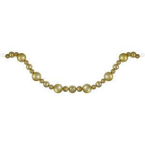 Northlight 6ft. Vegas Gold Ball Christmas Garland