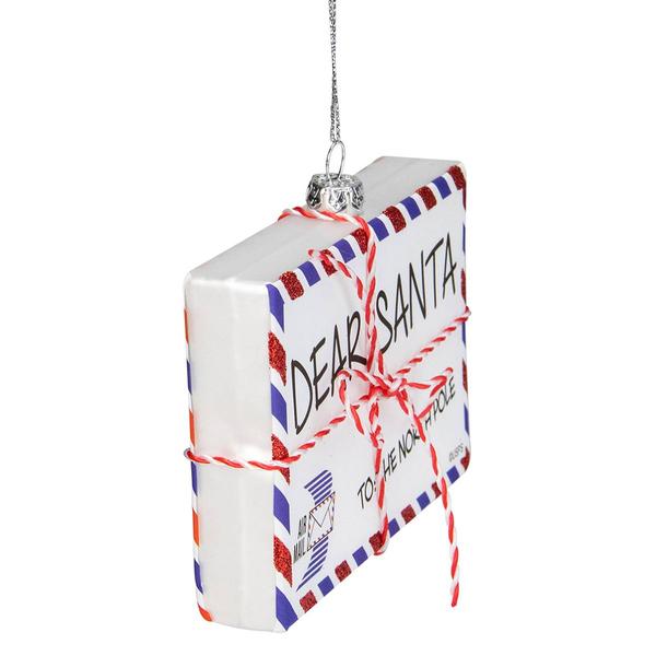 Northlight USPS Dear Santa Glass Envelope Ornament alternate view