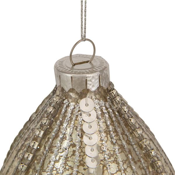 Northlight Mercury Glass Finial Christmas Ornament alternate view
